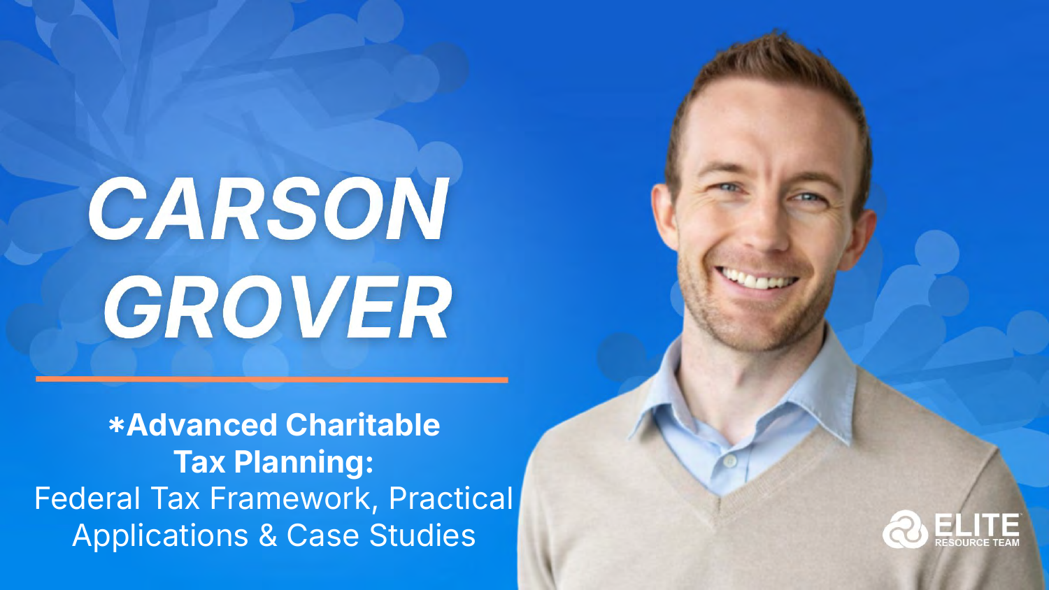 Advanced Charitable Tax Planning — Carson Grover